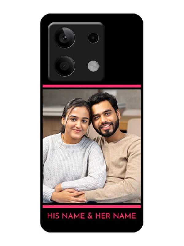 Custom Poco X6 Neo 5G Custom Glass Phone Case - With Add Text Design