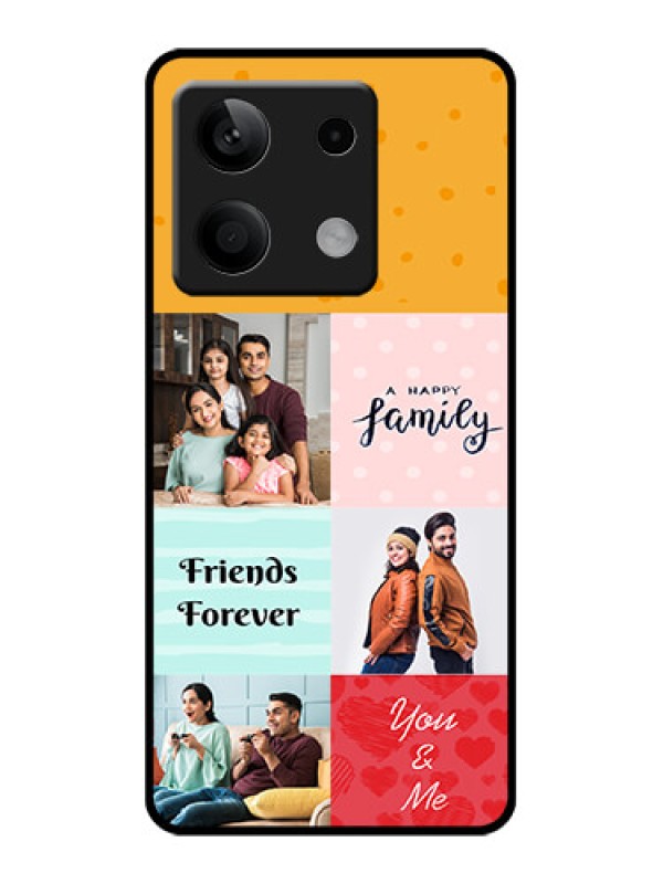 Custom Poco X6 Neo 5G Custom Glass Phone Case - Images With Quotes Design