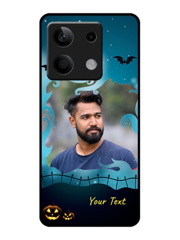 Custom Poco X6 Neo 5G Custom Glass Phone Case - Halloween Frame Design