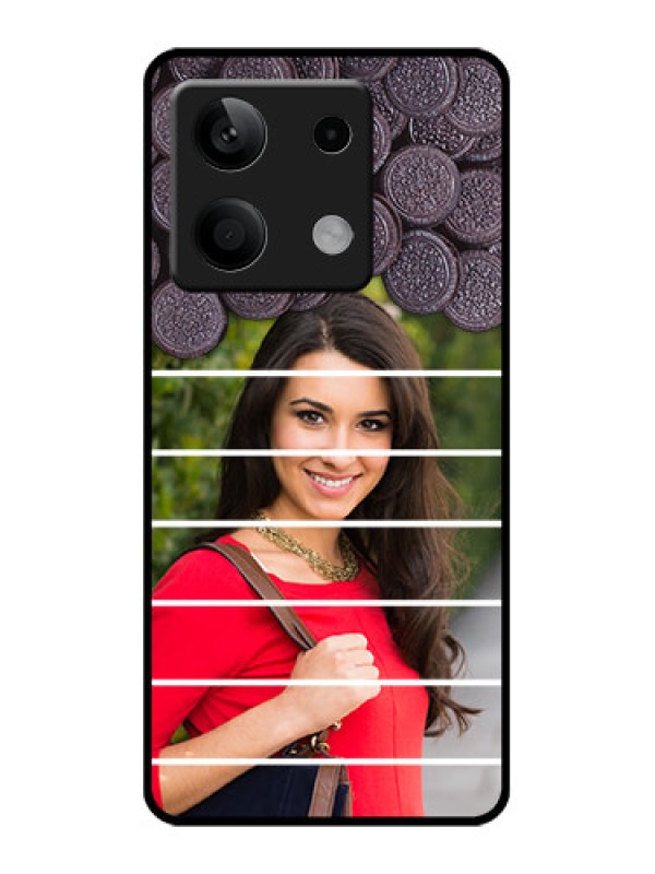 Custom Poco X6 Neo 5G Custom Glass Phone Case - With Oreo Biscuit Design