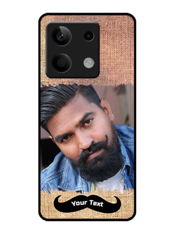 Custom Poco X6 Neo 5G Custom Glass Phone Case - With Texture Design