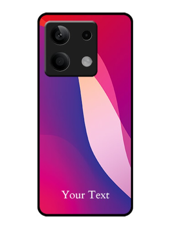Custom Poco X6 Neo 5G Custom Glass Phone Case - Digital Abstract Overlap Design