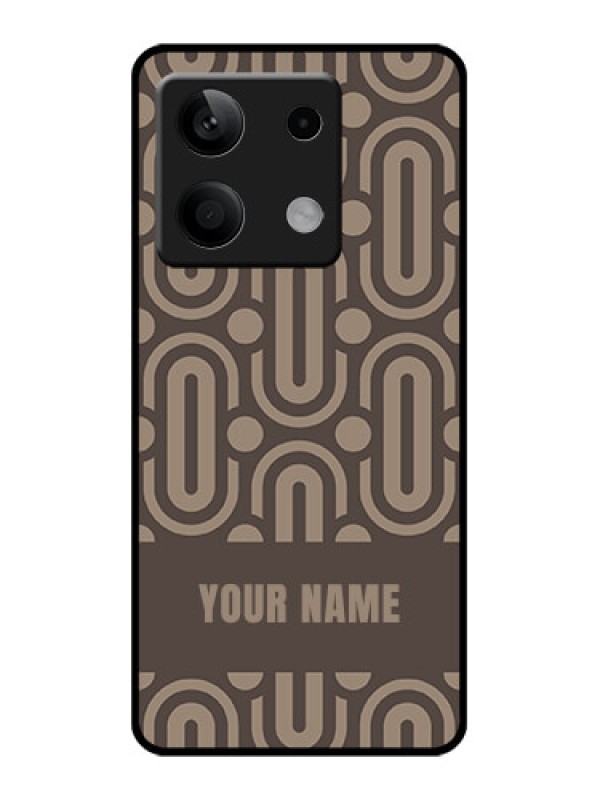 Custom Poco X6 Neo 5G Custom Glass Phone Case - Captivating Zero Pattern Design