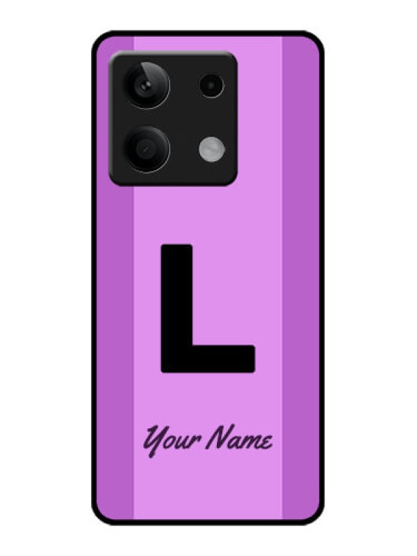 Custom Poco X6 Neo 5G Custom Glass Phone Case - Tricolor Custom Text Design