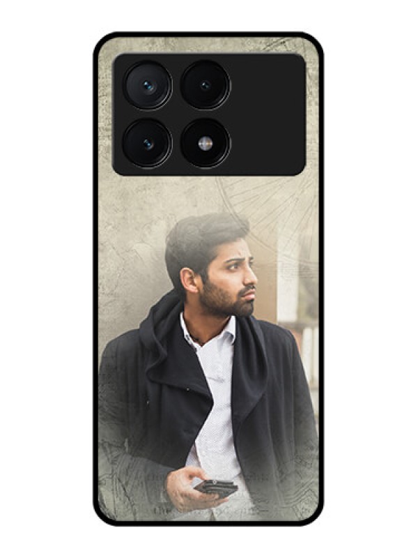 Custom Poco X6 Pro 5G Custom Glass Phone Case - With Vintage Design