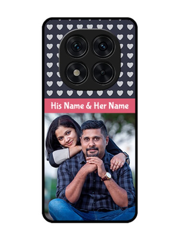 Custom Poco X7 5G Custom Glass Phone CaseLove Symbols Design