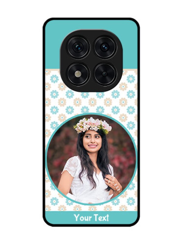 Custom Poco X7 5G Custom Glass Phone CaseBeautiful Flowers Design