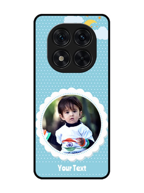 Custom Poco X7 5G Custom Glass Phone CaseViolet Pattern Design