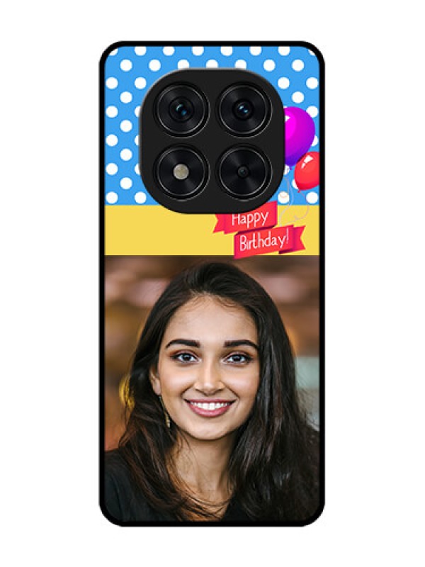 Custom Poco X7 5G Custom Glass Phone CaseHappy Birthday Design