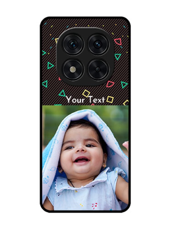 Custom Poco X7 5G Custom Glass Phone CaseWith Confetti Birthday Design