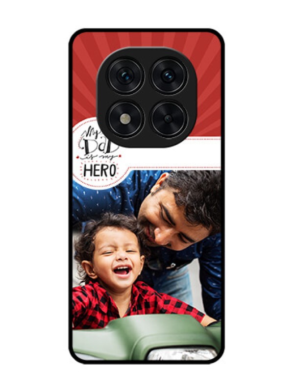 Custom Poco X7 5G Custom Glass Phone CaseMy Dad Hero Design