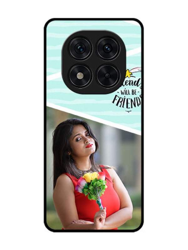 Custom Poco X7 5G Custom Glass Phone CaseFriends Picture Icon Design