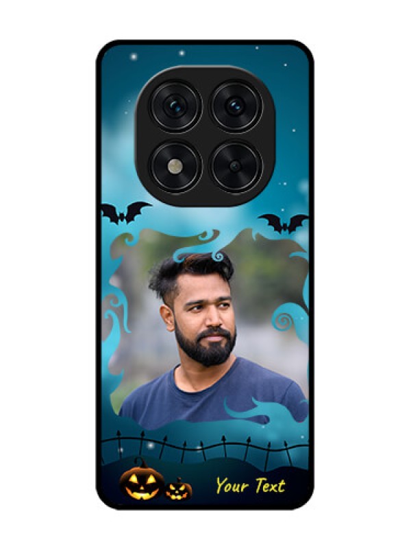 Custom Poco X7 5G Custom Glass Phone CaseHalloween Frame Design