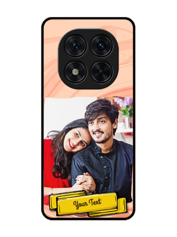 Custom Poco X7 5G Custom Glass Phone CaseMarble Texture Design