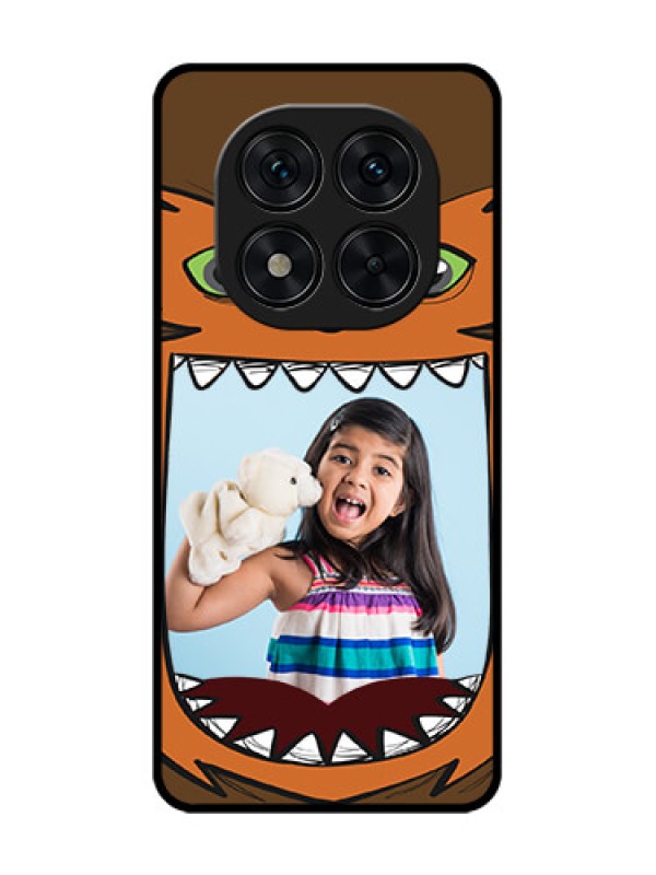 Custom Poco X7 5G Custom Glass Phone CaseOwl Monster Back Case Design