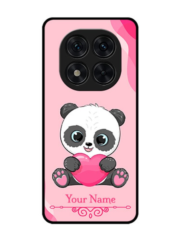 Custom Poco X7 5G Custom Glass Phone CaseCute Panda Design