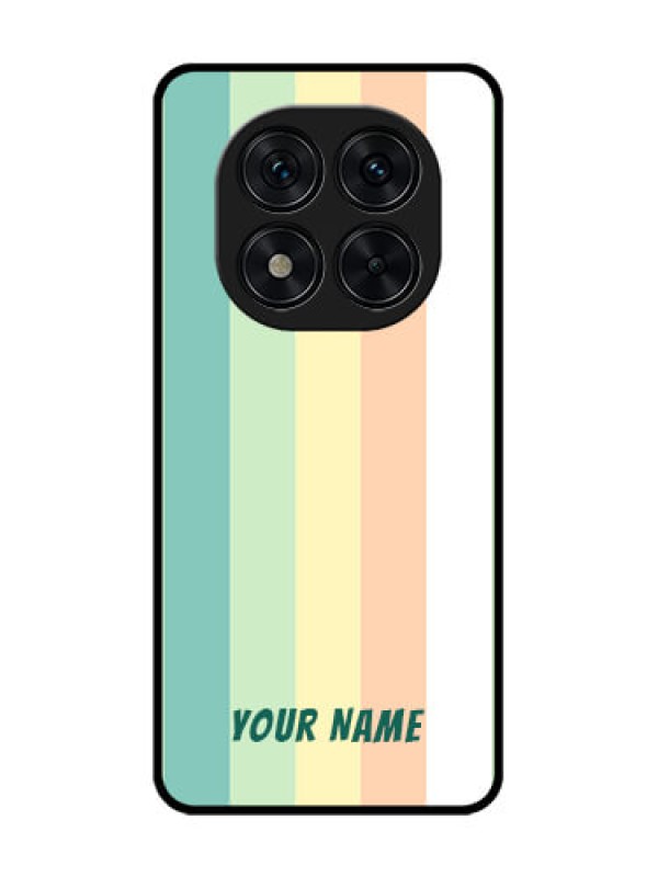 Custom Poco X7 5G Custom Glass Phone CaseMulti - Colour Stripes Design