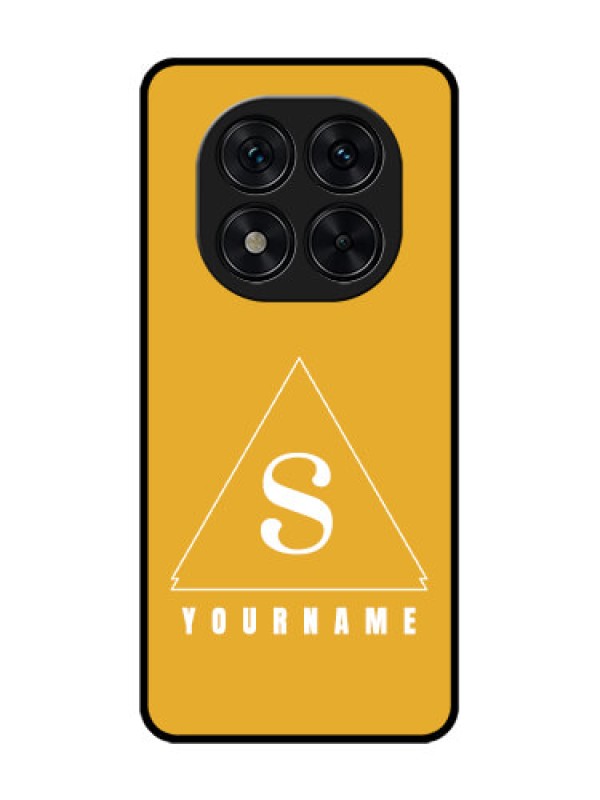 Custom Poco X7 5G Custom Glass Phone CaseSimple Triangle Design