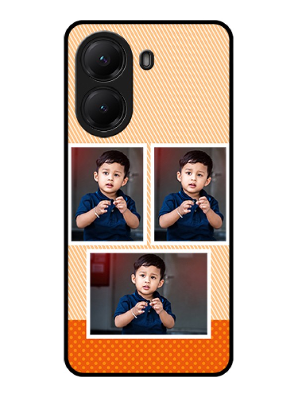 Custom Poco X7 Pro 5G Custom Glass Phone Case - Bulk Photos Upload Design