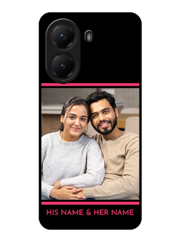 Custom Poco X7 Pro 5G Custom Glass Phone Case - With Add Text Design
