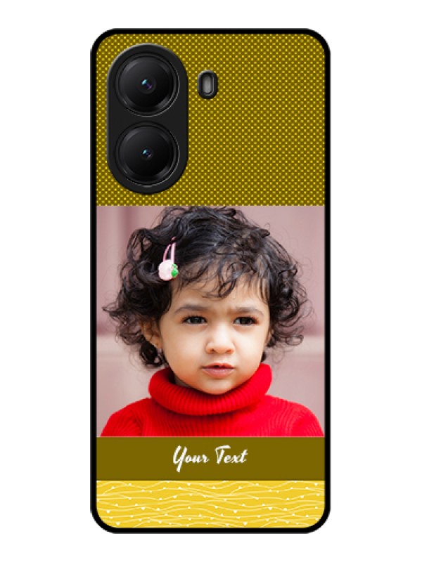 Custom Poco X7 Pro 5G Custom Glass Phone Case - Simple Green Color Design