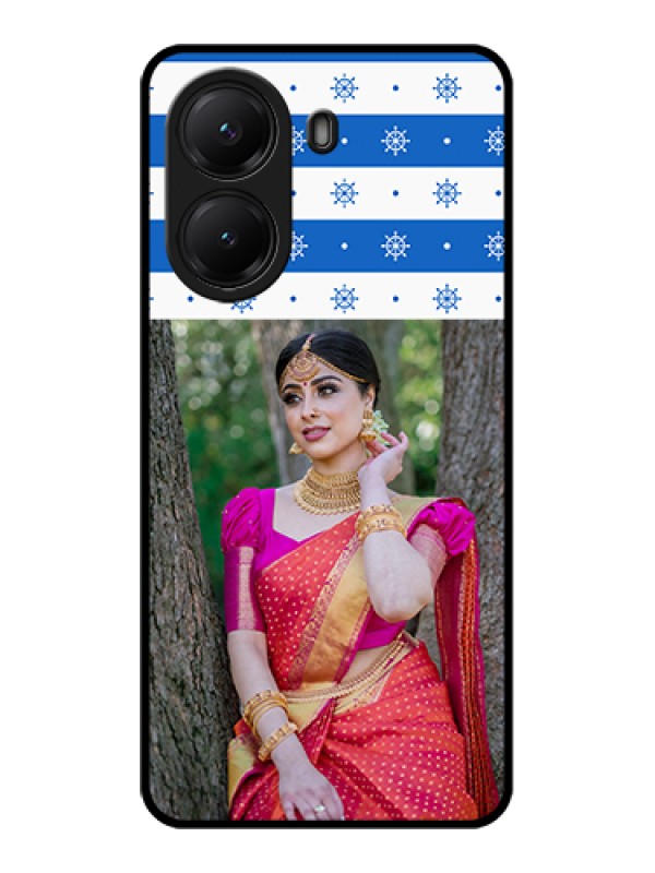 Custom Poco X7 Pro 5G Custom Glass Phone Case - Snow Pattern Design