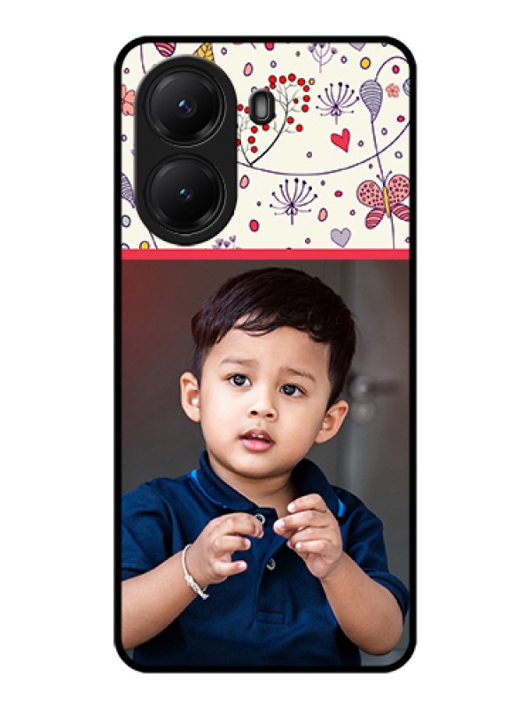 Custom Poco X7 Pro 5G Custom Glass Phone Case - Premium Floral Design