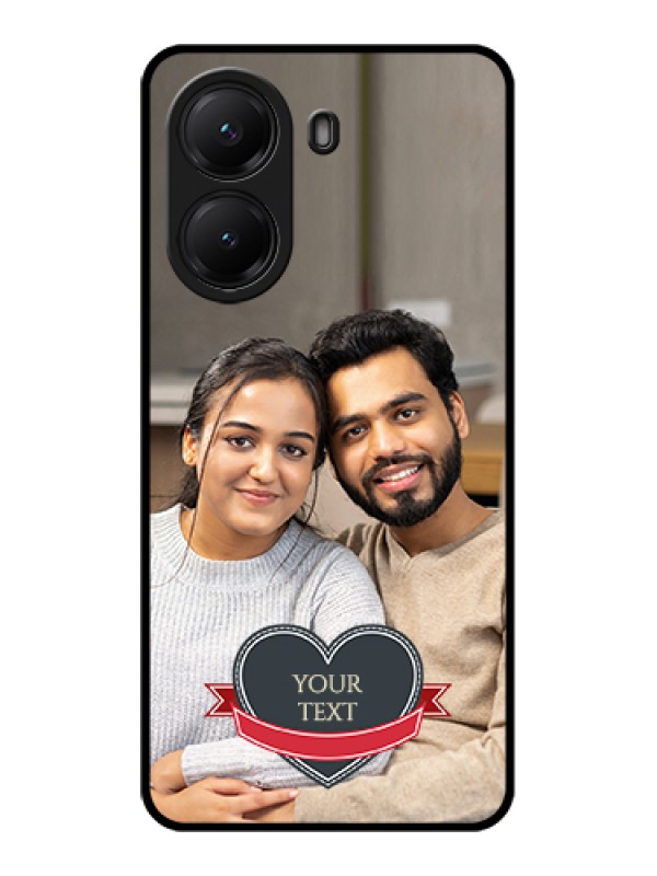 Custom Poco X7 Pro 5G Custom Glass Phone Case - Just Married Couple Design