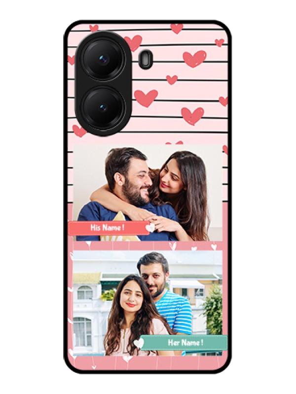 Custom Poco X7 Pro 5G Custom Glass Phone Case - Photo With Heart Design
