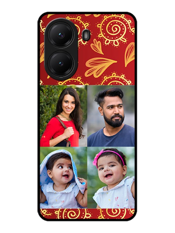 Custom Poco X7 Pro 5G Custom Glass Phone Case - 4 Image Traditional Design