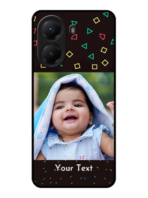 Custom Poco X7 Pro 5G Custom Glass Phone Case - With Confetti Birthday Design