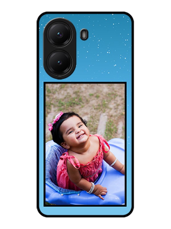 Custom Poco X7 Pro 5G Custom Glass Phone Case - Wave Pattern Colorful Design