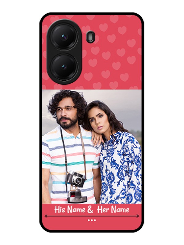 Custom Poco X7 Pro 5G Custom Glass Phone Case - Simple Love Design