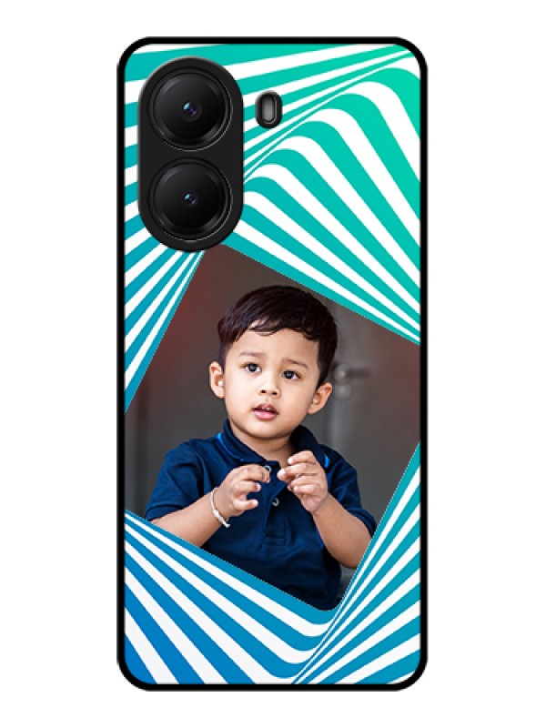 Custom Poco X7 Pro 5G Custom Glass Phone Case - Abstract Spiral Design