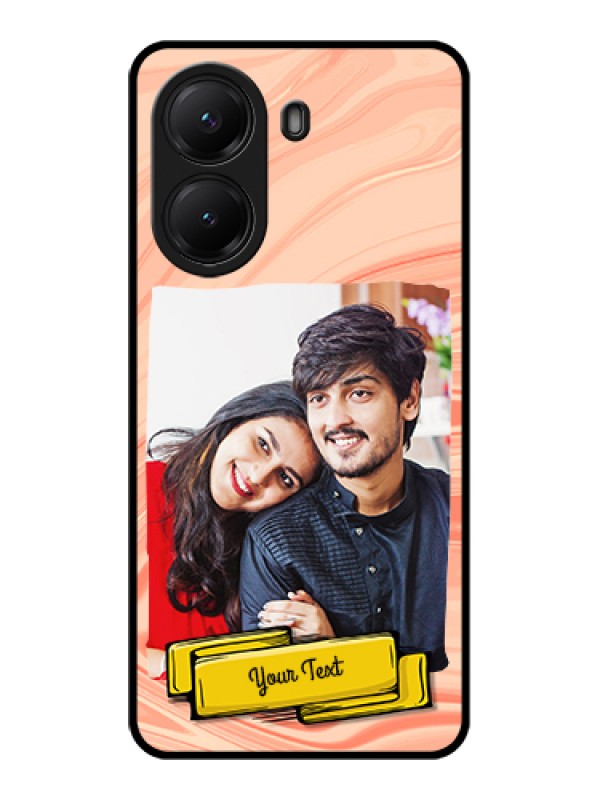 Custom Poco X7 Pro 5G Custom Glass Phone Case - Marble Texture Design