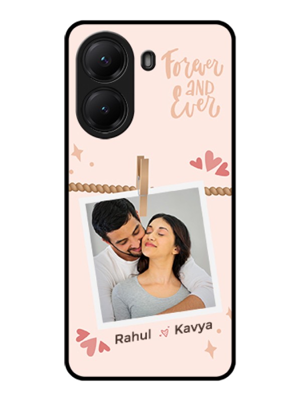 Custom Poco X7 Pro 5G Custom Glass Phone Case - Forever And Ever Love Design