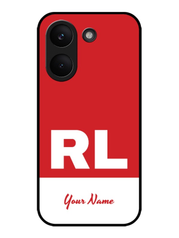 Custom Poco X8 Pro 5G Custom Glass Phone Case - Dual Tone Custom Text Design