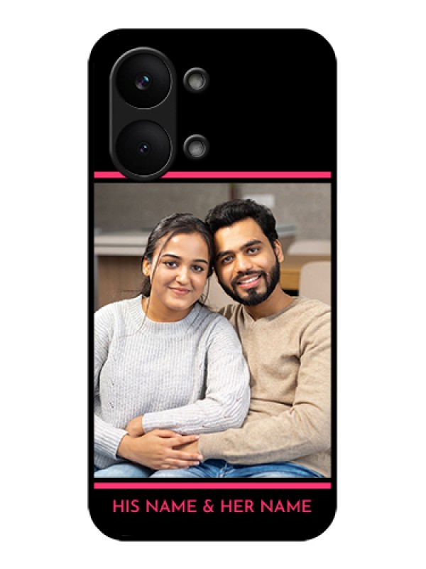 Custom Poco X8 Pro Max 5G Custom Glass Phone Case - With Add Text Design