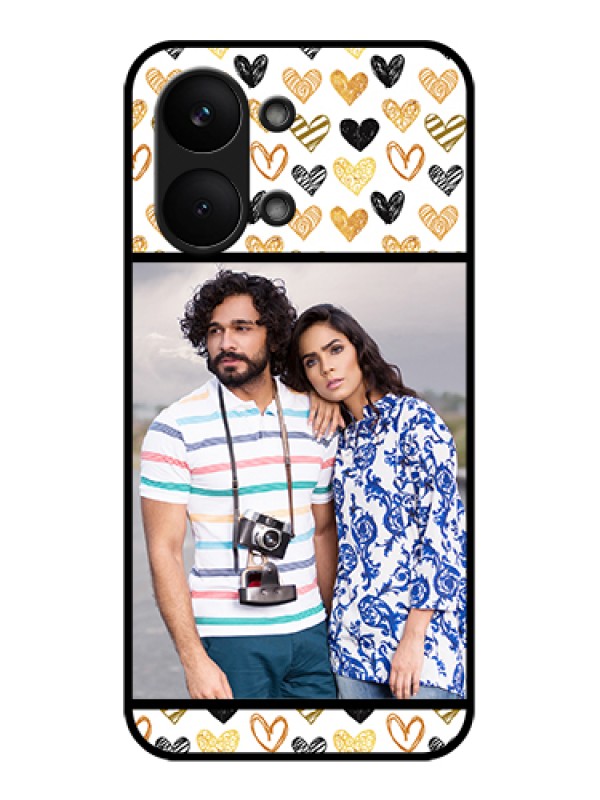 Custom Poco X8 Pro Max 5G Custom Glass Phone Case - Love Symbol Design