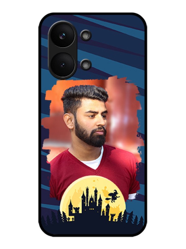 Custom Poco X8 Pro Max 5G Custom Glass Phone Case - Halloween Witch Design