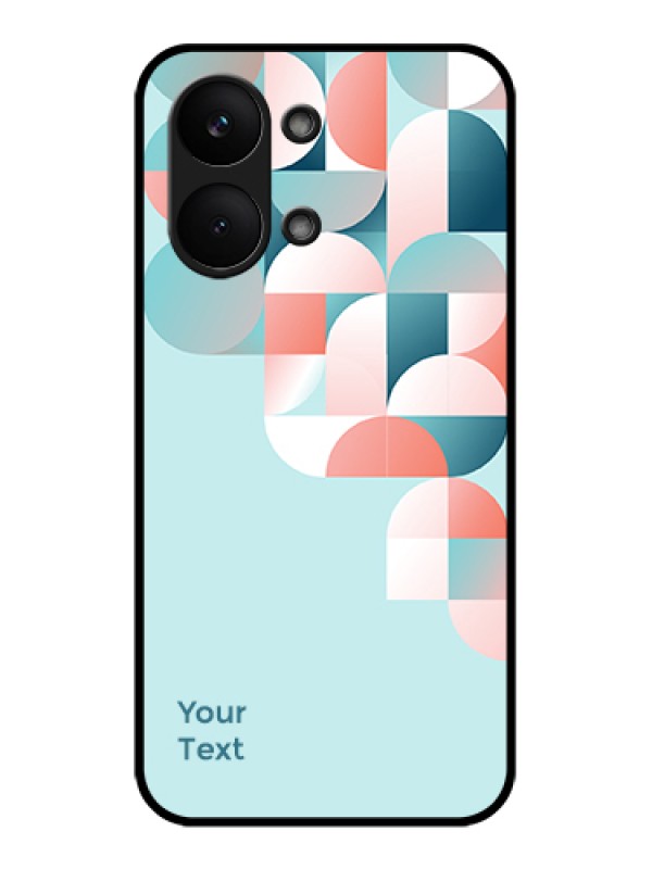 Custom Poco X8 Pro Max 5G Custom Glass Phone Case - Stylish Semi - Circle Pattern Design