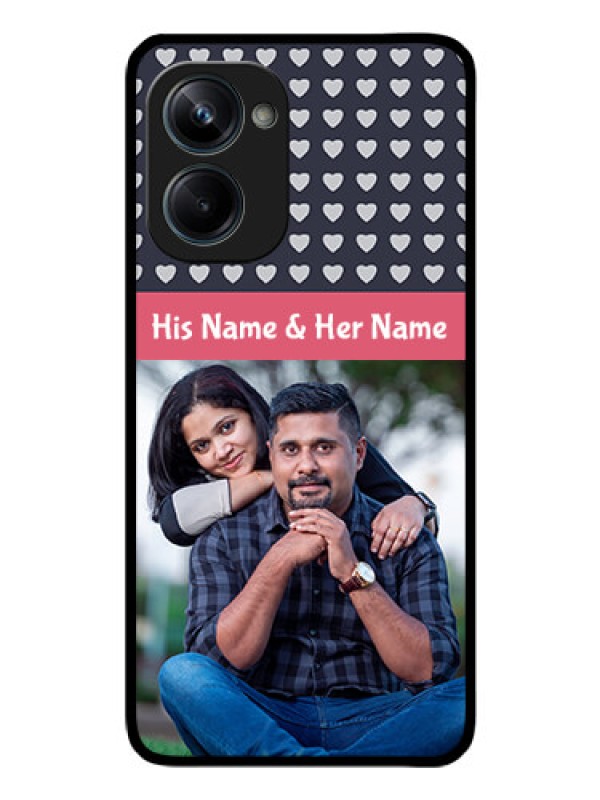 Custom Realme 10 Pro 5G Custom Glass Mobile Case - Love Symbols Design