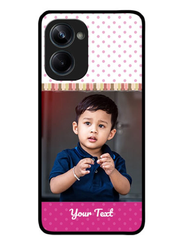 Custom Realme 10 Pro 5G Photo Printing on Glass Case - Cute Girls Cover Design