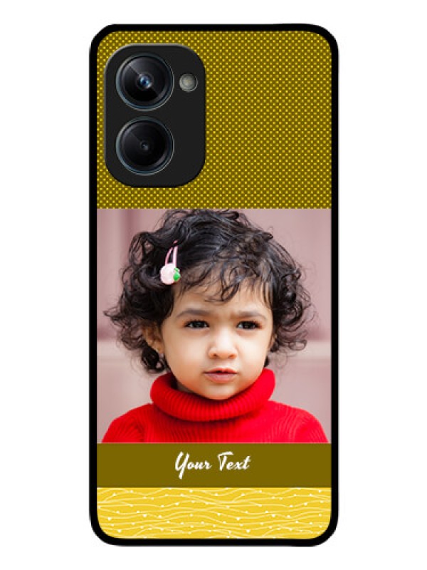 Custom Realme 10 Pro 5G Custom Glass Phone Case - Simple Green Color Design