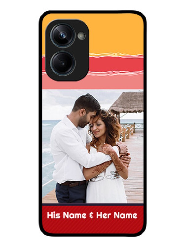 Custom Realme 10 Pro 5G Custom Glass Mobile Case - Colorful Case Design