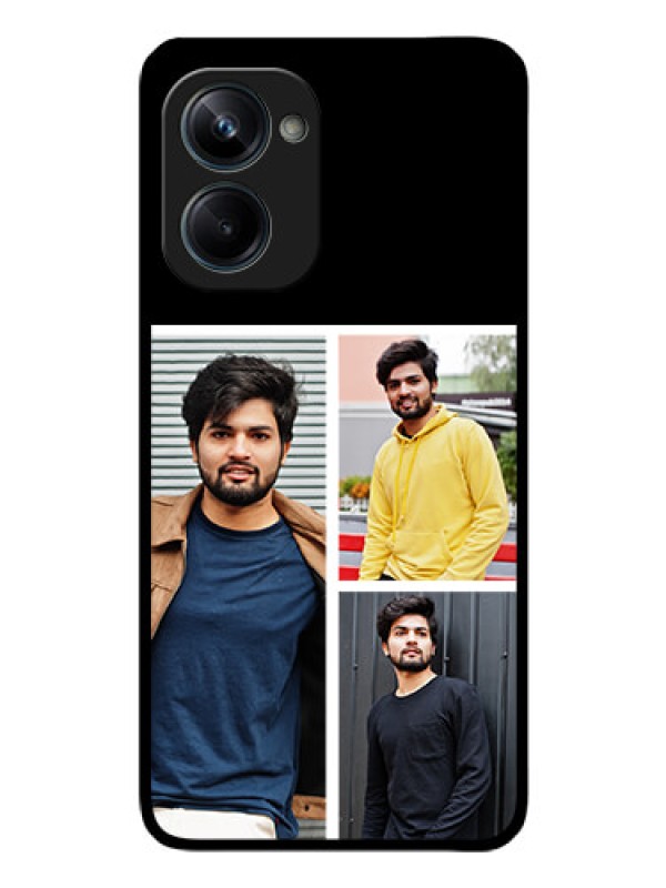 Custom Realme 10 Pro 5G Photo Printing on Glass Case - Upload Multiple Picture Design