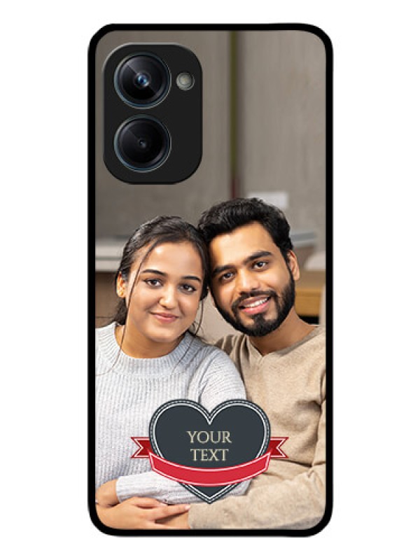 Custom Realme 10 Pro 5G Custom Glass Phone Case - Just Married Couple Design