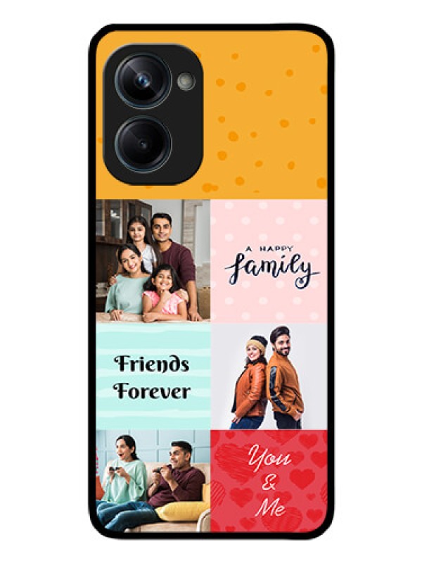 Custom Realme 10 Pro 5G Personalized Glass Phone Case - Images with Quotes Design