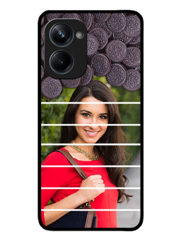 Custom Realme 10 Pro 5G Custom Glass Phone Case - with Oreo Biscuit Design