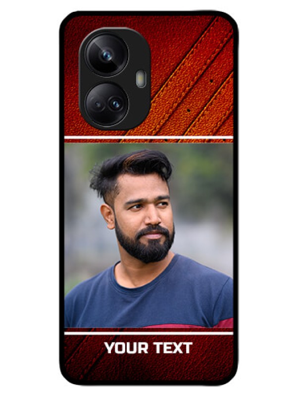Custom Realme 10 Pro Plus 5G Personalized Glass Phone Case - Leather Phone Case Design